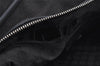 Authentic GUCCI Web Sherry Line Shoulder Bag Canvas Leather 01234 Black 7416I