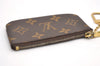 Authentic Louis Vuitton Monogram Pochette Cles Coin Purse Case M62650 LV 7417I