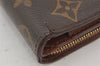 Authentic Louis Vuitton Monogram Compact Zip Bifold Wallet Purse M61667 LV 7417K