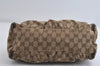 Authentic GUCCI Abbey Shoulder Hand Bag GG Canvas Leather 190525 Brown 7418I