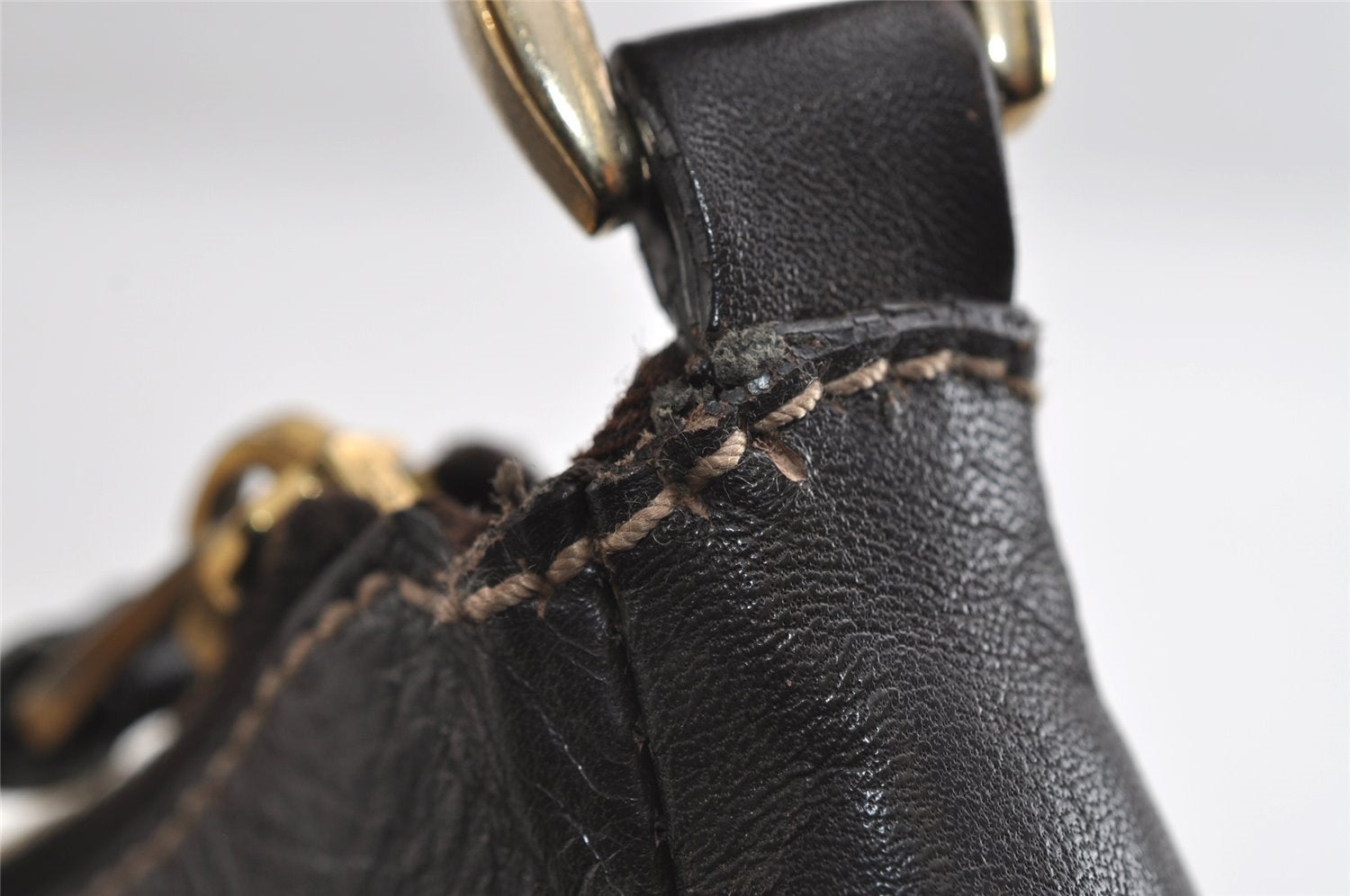 Authentic GUCCI Abbey Shoulder Hand Bag GG Canvas Leather 190525 Brown 7418I