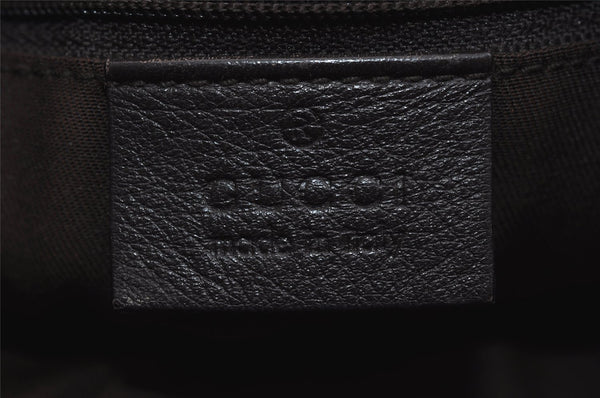 Authentic GUCCI Abbey Shoulder Hand Bag GG Canvas Leather 190525 Brown 7418I