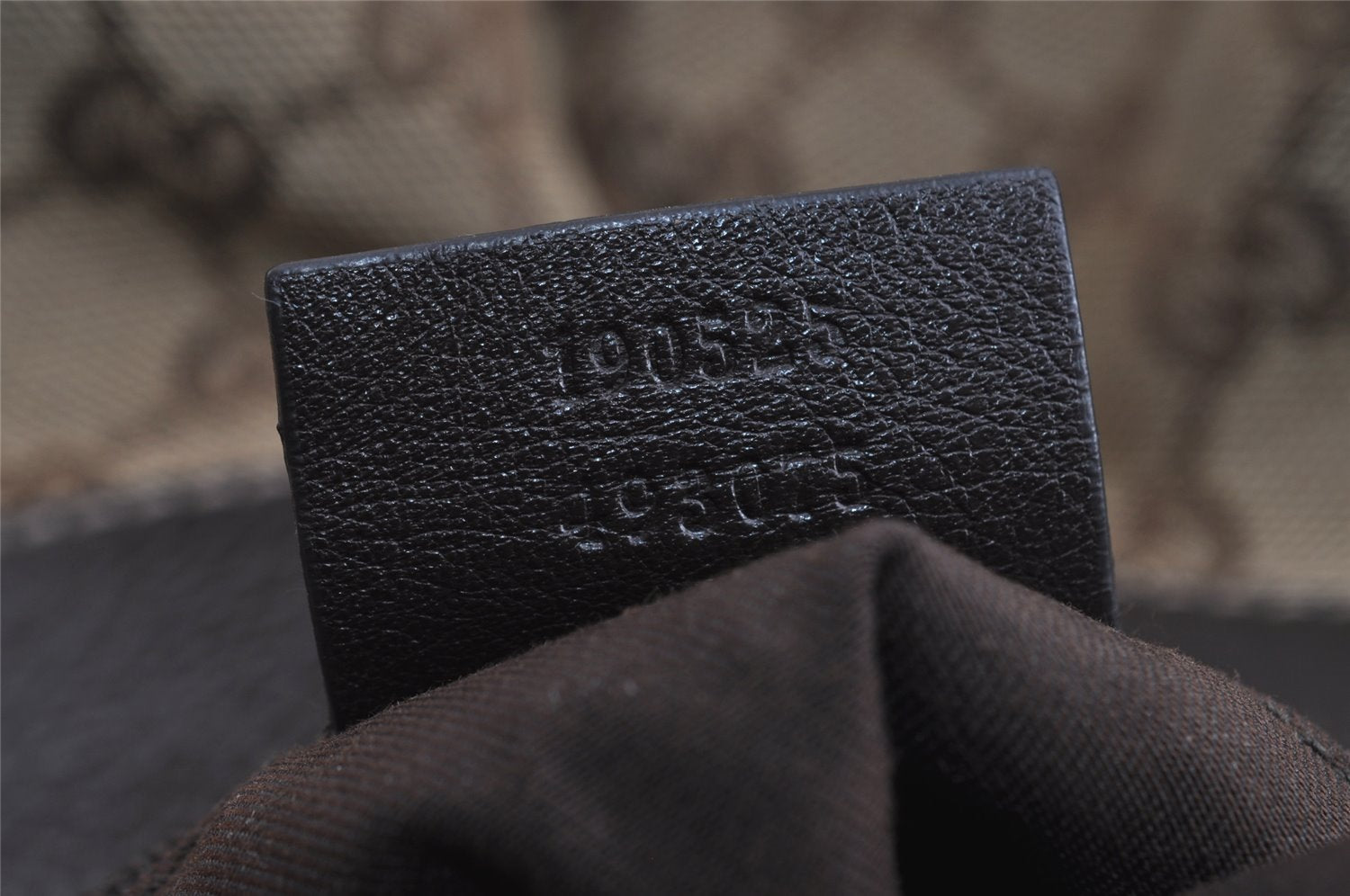 Authentic GUCCI Abbey Shoulder Hand Bag GG Canvas Leather 190525 Brown 7418I