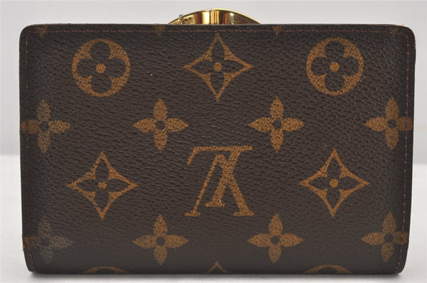 Auth Louis Vuitton Monogram Porte Monnaie Billets Viennois M61663 Wallet 7418K