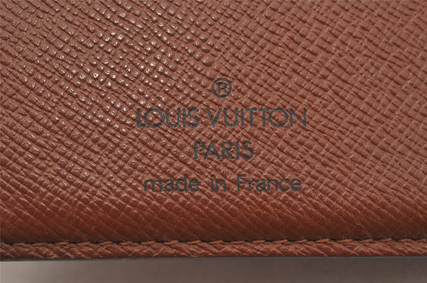 Auth Louis Vuitton Monogram Porte Monnaie Billets Viennois M61663 Wallet 7418K