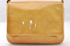 Auth Louis Vuitton Vernis Thompson Street Shoulder Bag Yellow M91008 LV 7419I