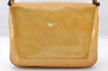 Auth Louis Vuitton Vernis Thompson Street Shoulder Bag Yellow M91008 LV 7419I