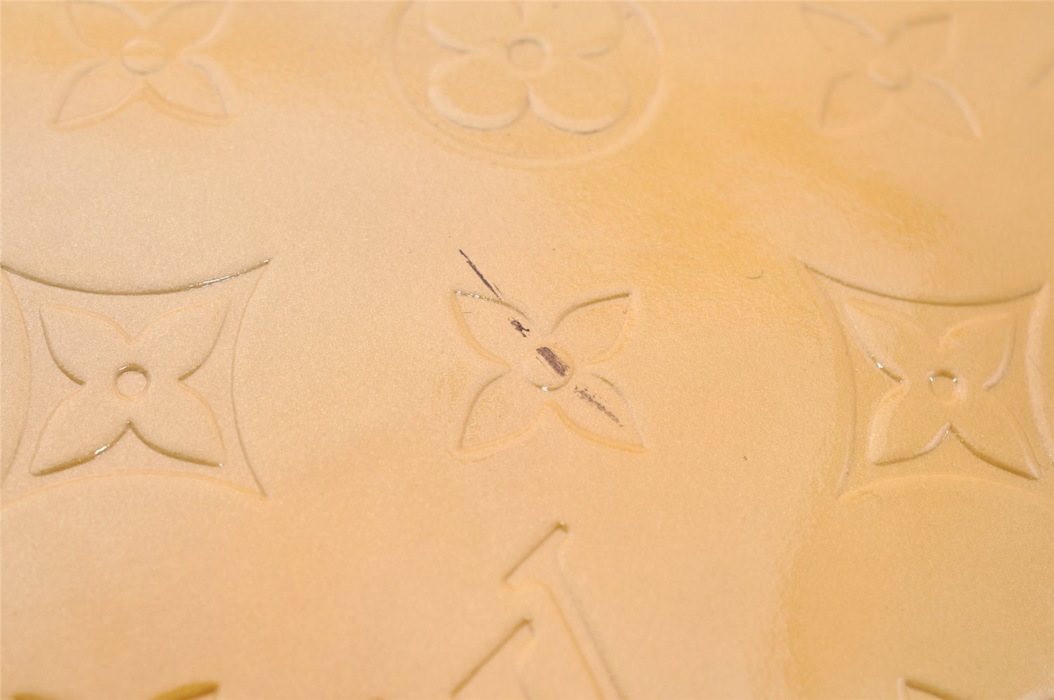 Auth Louis Vuitton Vernis Thompson Street Shoulder Bag Yellow M91008 LV 7419I