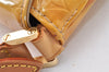 Auth Louis Vuitton Vernis Thompson Street Shoulder Bag Yellow M91008 LV 7419I