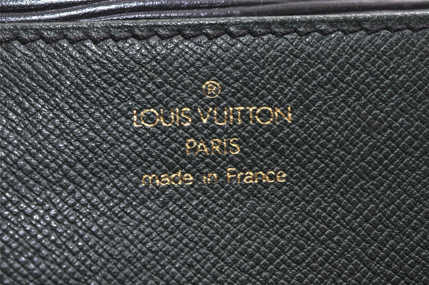 Auth Louis Vuitton Epi Serviette Ambassadeur Black Briefcase M54412 LV 7419K