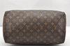 Authentic Louis Vuitton Monogram Speedy 35 Hand Boston Bag M41524 LV 7420K