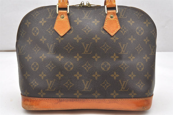 Authentic Louis Vuitton Monogram Alma Hand Bag Purse M51130 LV 7421K