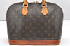 Authentic Louis Vuitton Monogram Alma Hand Bag Purse M51130 LV 7421K