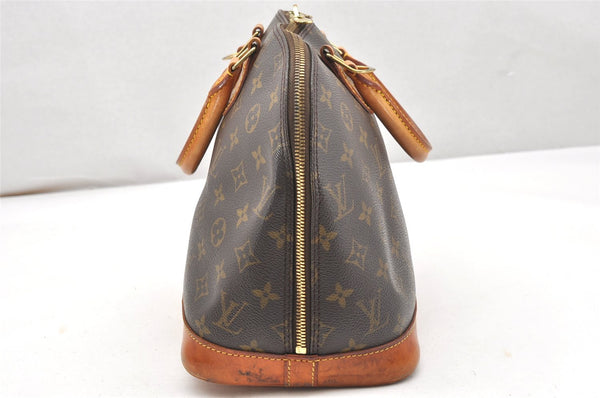 Authentic Louis Vuitton Monogram Alma Hand Bag Purse M51130 LV 7421K