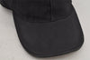 Authentic GUCCI Web Sherry Line Cap GG Canvas Leather Size L Black 7422J