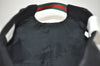 Authentic GUCCI Web Sherry Line Cap GG Canvas Leather Size L Black 7422J