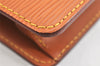 Authentic Louis Vuitton Epi Pochette Homme Clutch Hand Bag Brown M52528 LV 7423K