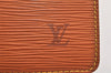 Authentic Louis Vuitton Epi Pochette Homme Clutch Hand Bag Brown M52528 LV 7423K