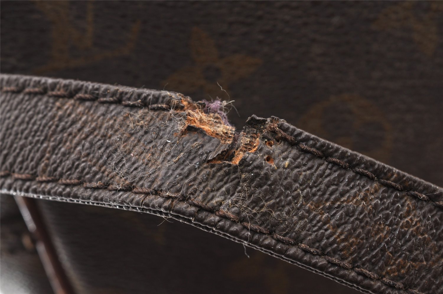 Auth Louis Vuitton Monogram Petit Marceau Shoulder Cross Bag Old Model LV 7424I