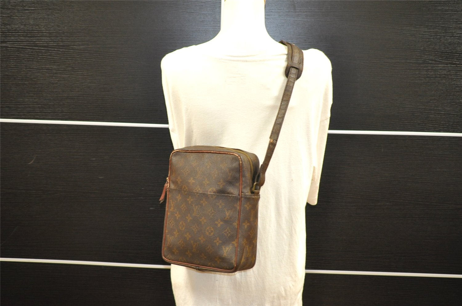 Auth Louis Vuitton Monogram Petit Marceau Shoulder Cross Bag Old Model LV 7424I