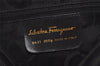 Authentic Salvatore Ferragamo Vara Shoulder Cross Bag Leather Black SF 7424J