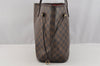 Authentic Louis Vuitton Damier Neverfull MM Shoulder Tote Bag N51105 LV 7425I