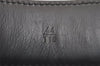 Authentic BVLGARI BVLGARI BVLGARI Leather Belt 32.3-34.3" 20230 Black 7425J