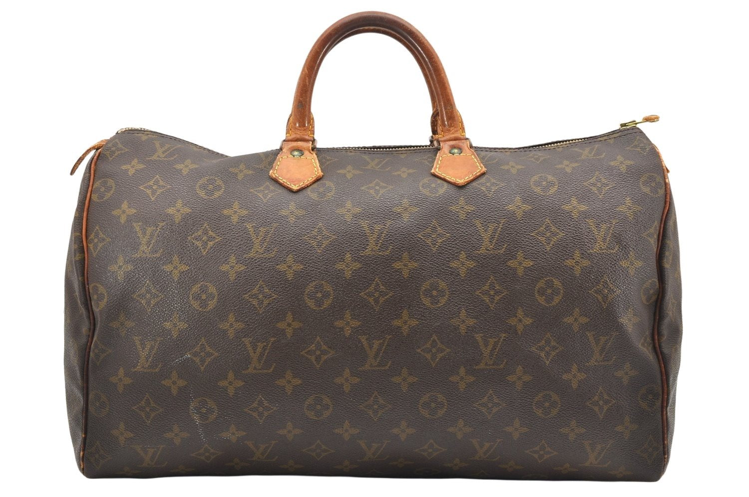 Authentic Louis Vuitton Monogram Speedy 40 Hand Boston Bag Old Model LV 7425K