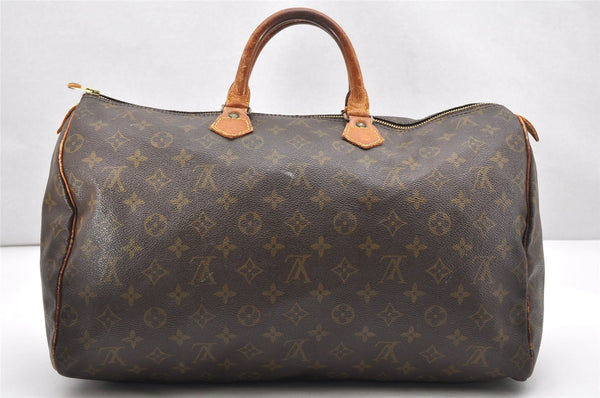 Authentic Louis Vuitton Monogram Speedy 40 Hand Boston Bag Old Model LV 7425K