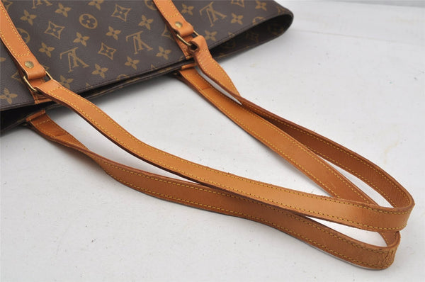 Authentic Louis Vuitton Monogram Sac Shopping PM Tote Bag M51108 LV 7427I