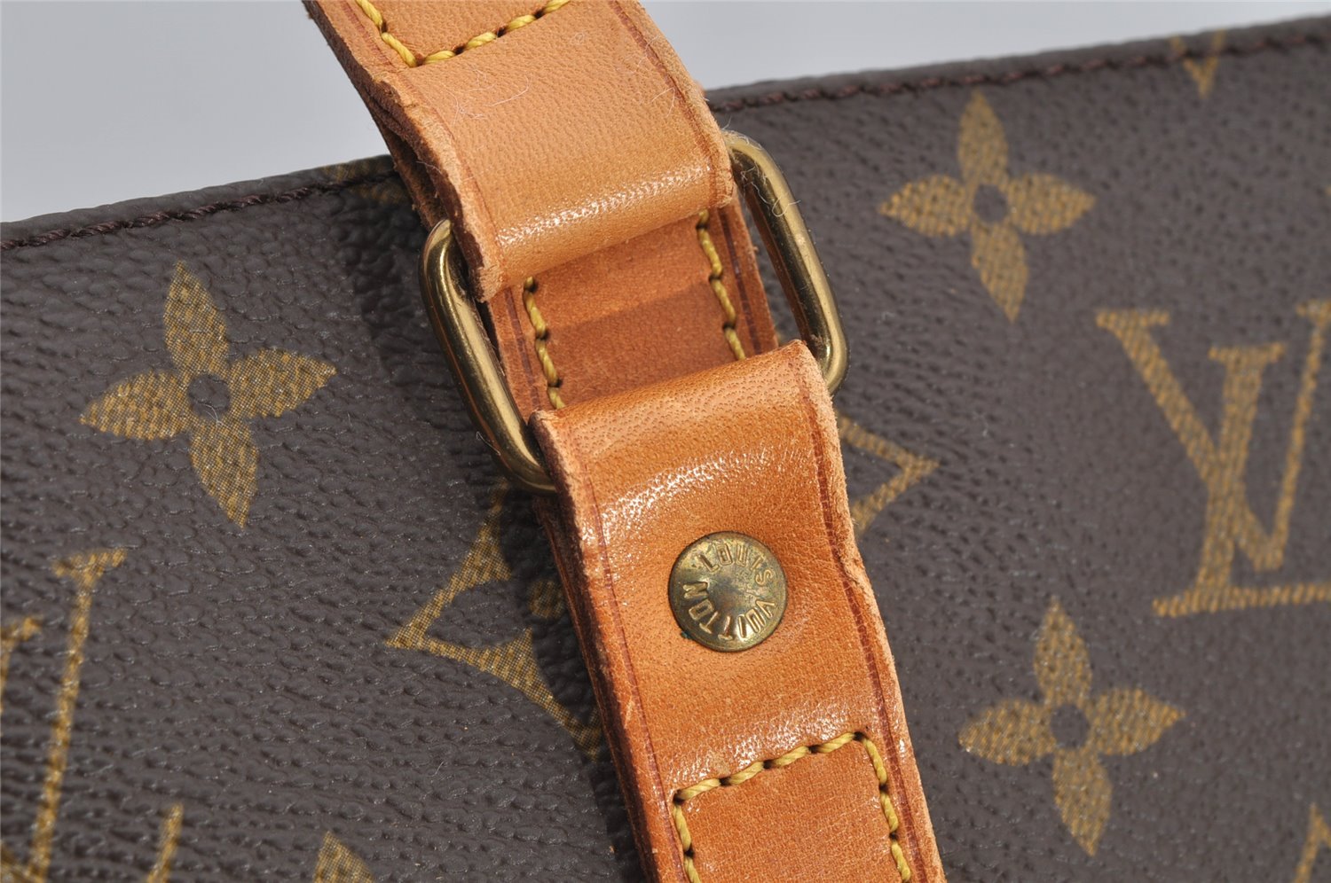 Authentic Louis Vuitton Monogram Sac Shopping PM Tote Bag M51108 LV 7427I