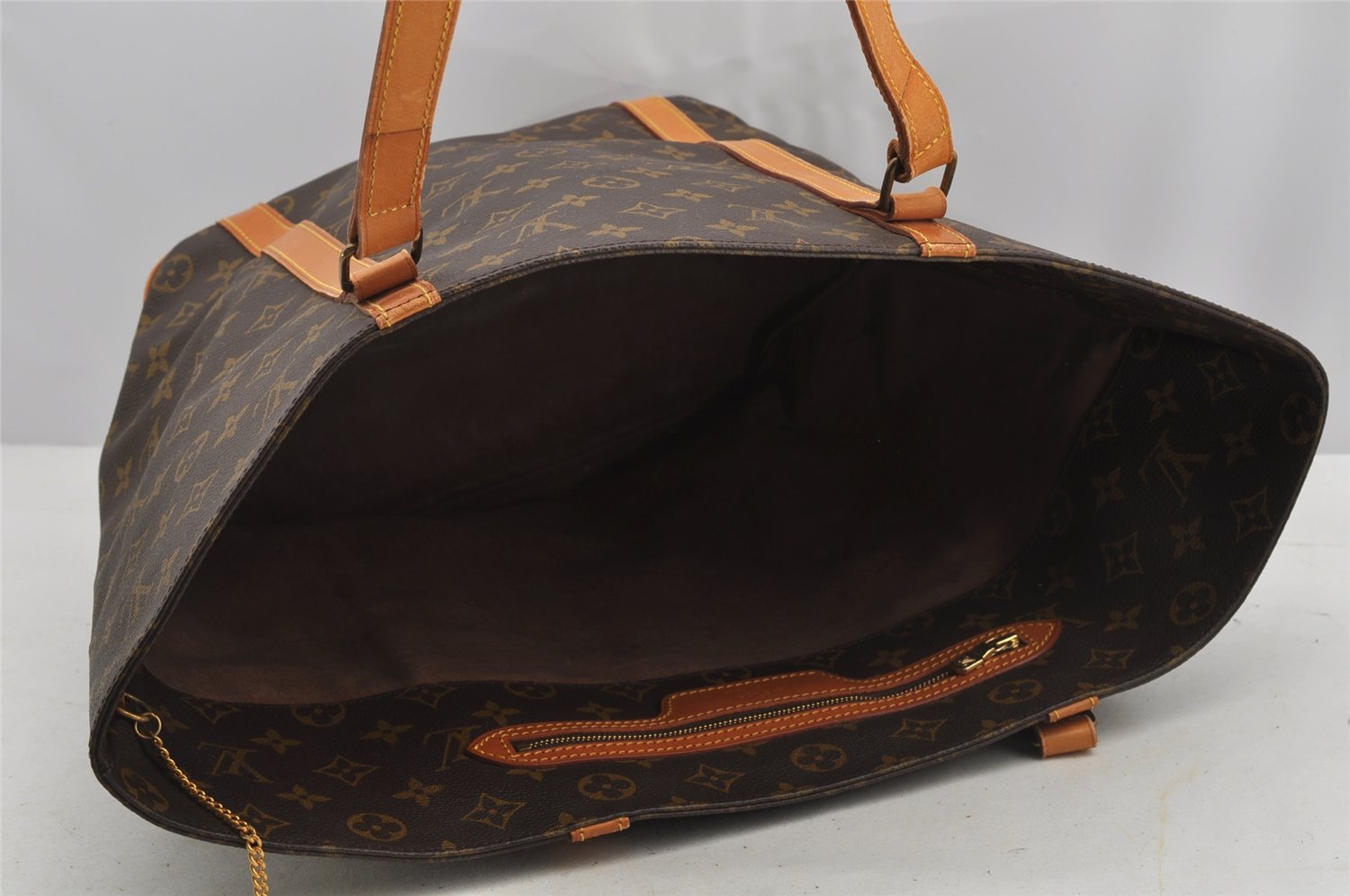Authentic Louis Vuitton Monogram Sac Shopping PM Tote Bag M51108 LV 7427I