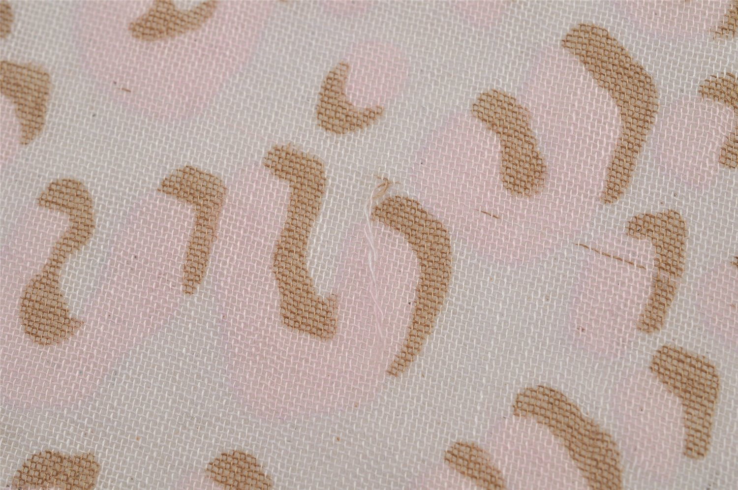 Authentic Louis Vuitton Etole Leopard Stole Scarf Cashmere Silk Pink 7427J