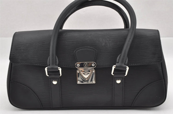Authentic Louis Vuitton Epi Segur PM Hand Bag Black M58822 LV 7428I