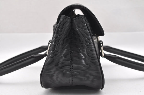 Authentic Louis Vuitton Epi Segur PM Hand Bag Black M58822 LV 7428I