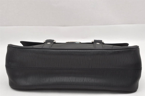 Authentic Louis Vuitton Epi Segur PM Hand Bag Black M58822 LV 7428I