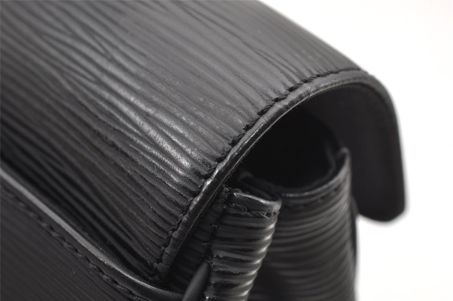 Authentic Louis Vuitton Epi Segur PM Hand Bag Black M58822 LV 7428I