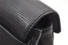 Authentic Louis Vuitton Epi Segur PM Hand Bag Black M58822 LV 7428I