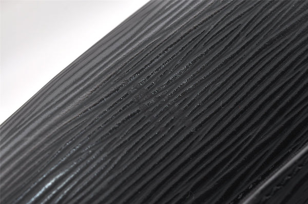 Authentic Louis Vuitton Epi Segur PM Hand Bag Black M58822 LV 7428I