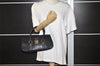 Authentic Louis Vuitton Epi Segur PM Hand Bag Black M58822 LV 7428I