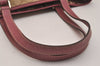 Authentic GUCCI Sherry Line Tote Bag GG Canvas Leather 137396 Beige Pink 7428J