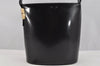 Authentic GUCCI Vintage Shoulder Hand Bag Purse Leather Black 7429I