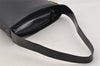 Authentic GUCCI Vintage Shoulder Hand Bag Purse Leather Black 7429I