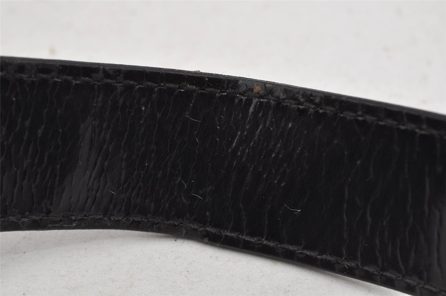 Authentic GUCCI Vintage Shoulder Hand Bag Purse Leather Black 7429I