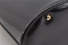 Authentic GUCCI Vintage Shoulder Hand Bag Purse Leather Black 7429I