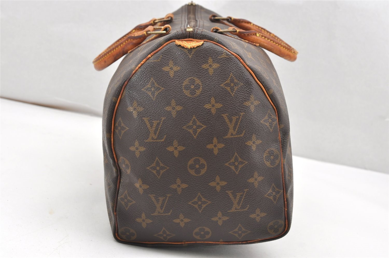 Authentic Louis Vuitton Monogram Speedy 35 Hand Boston Bag M41524 LV Junk 7429K