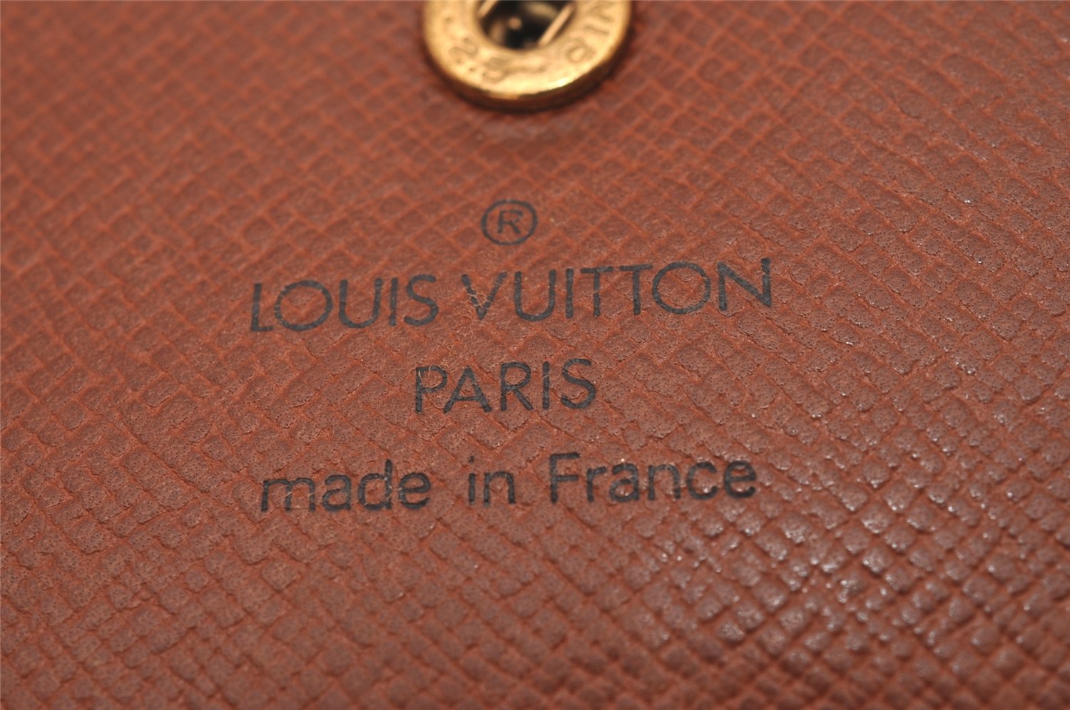 Auth Louis Vuitton Monogram Pochette Porte Monnaie Credit Wallet M61723 LV 7430I