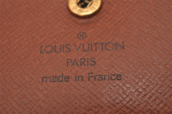 Auth Louis Vuitton Monogram Pochette Porte Monnaie Credit Wallet M61723 LV 7430I