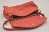 Authentic Chloe LILY Ribbon 2Way Shoulder Hand Bag Purse Leather Pink 7430J