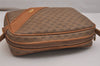 Authentic GUCCI Micro GG PVC Leather Shoulder Cross Body Bag Purse Brown  7431J